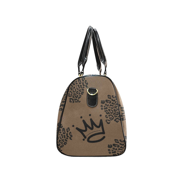 Animal Print Afrocentric Travel Bag, Personalized Travel Bag, Melanin Queen Overnight/Weekender Duffel Bag, Carry on