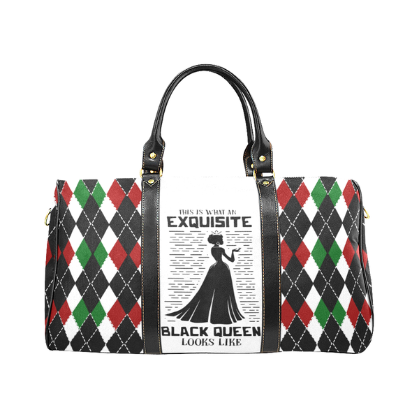 Exquisite Queen Afrocentric Overnight/Weekender Travel Bag, Carry on