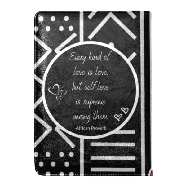 Afro Beauty Words of Wisdom-  African Proverbs 100 pg. Deluxe PU Leather Journal