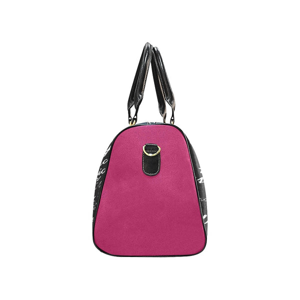 Royalty is She Afrocentric Travel Bag, Melanin Queen Bag, Waterproof Weekender Duffel Bag