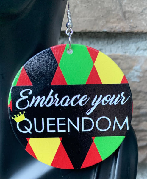 Queendom Wood Earrings