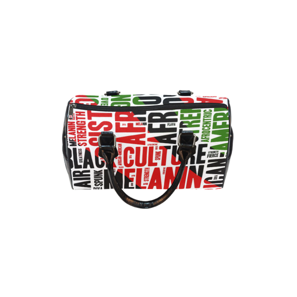 Afrocentric Handbag, Melanin Queen Boston Handbag. Celebrate Black Culture with this Pan African Bag