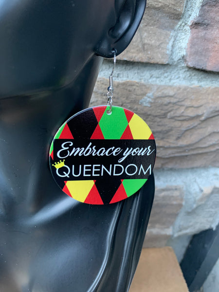 Queendom Wood Earrings
