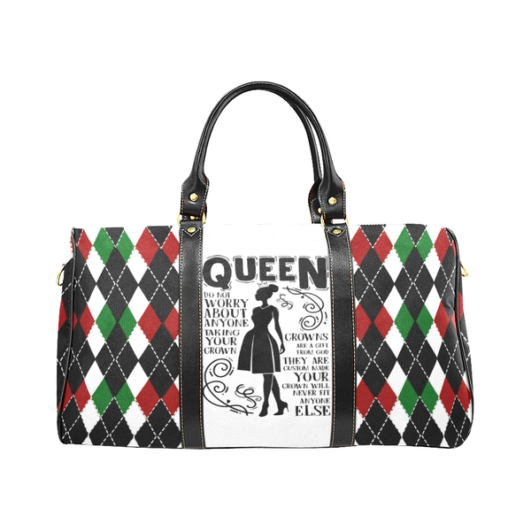 A Queen and her Crown Afrocentric Overnight/Weekender Travel Bag, Carry on
